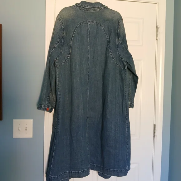 Anthroplogie Peggy Denim Duster Jacket - Picture 14 of 15